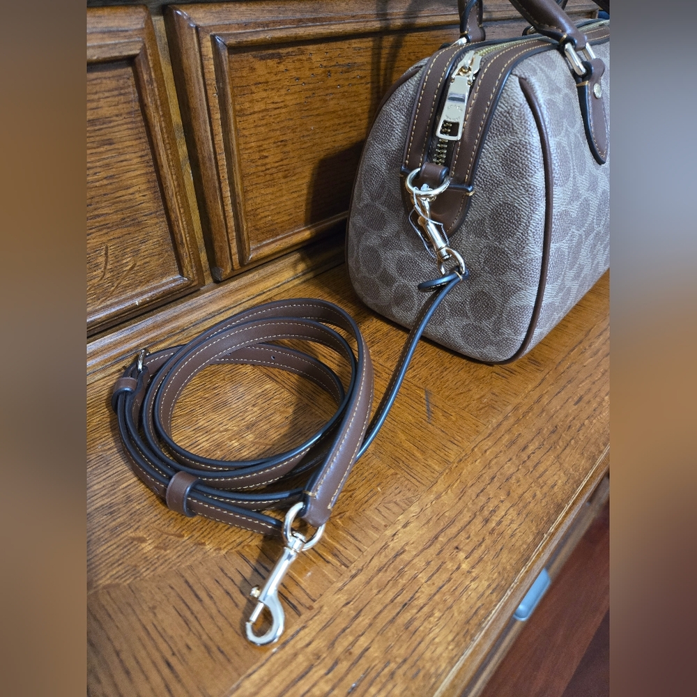 Rowan Satchel Bag In Signature Canvas - Picture 6 of 12